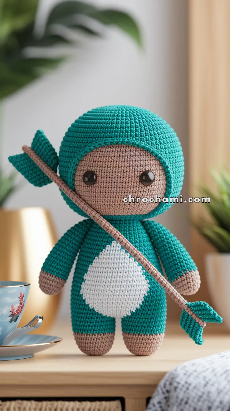 Amigurumi Green Arrow – FREE Crochet Pattern