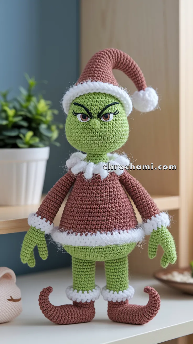 Amigurumi Grinch – FREE Crochet Pattern