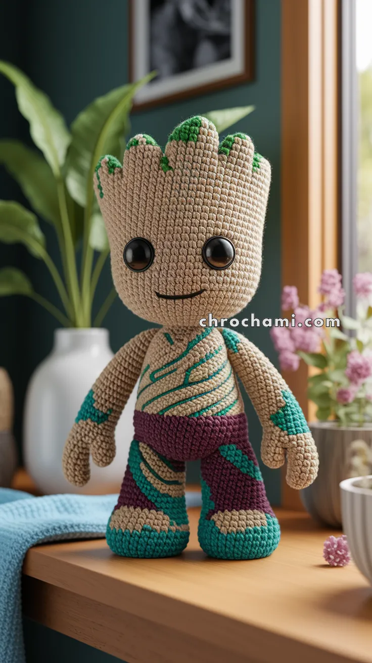 Amigurumi Groot – FREE Crochet Pattern
