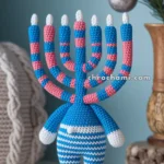 Amigurumi Hanukkah Menorah – FREE Crochet Pattern