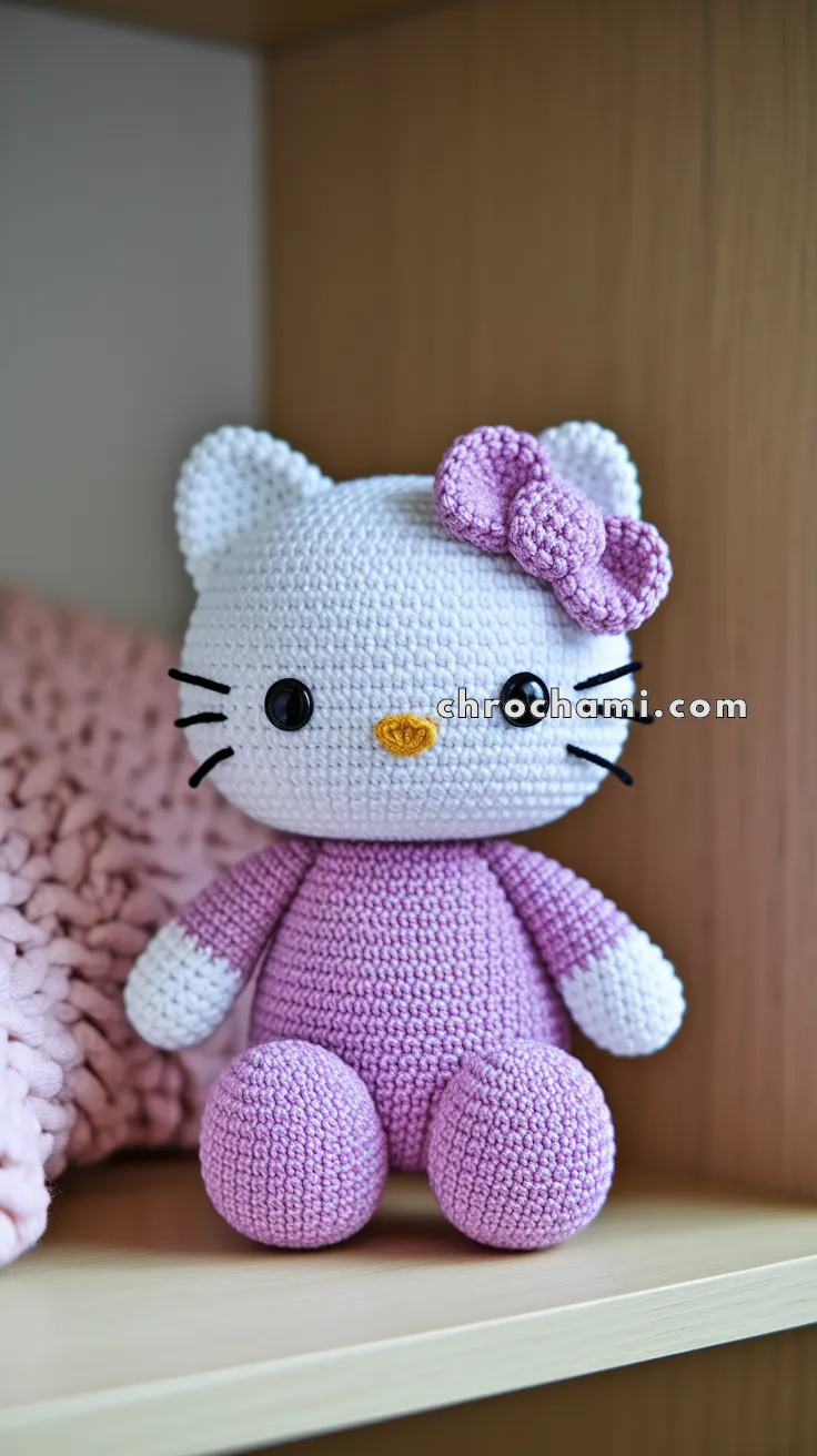 Amigurumi Hello Kitty – FREE Crochet Pattern