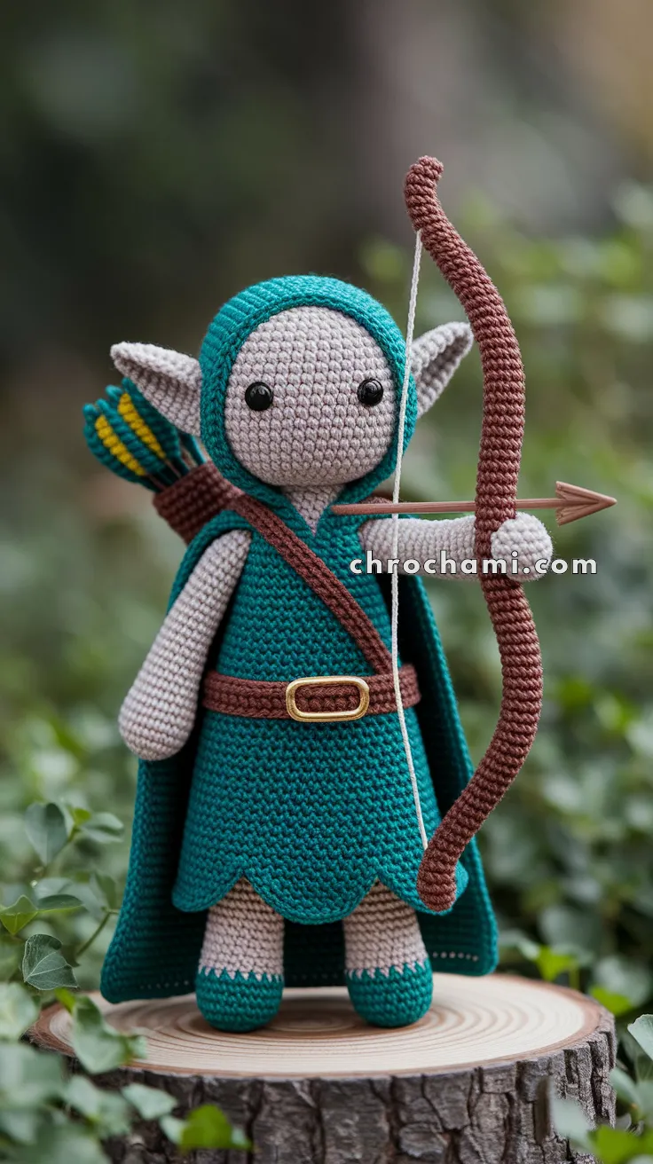 Amigurumi High Elf Archer – FREE Crochet Pattern