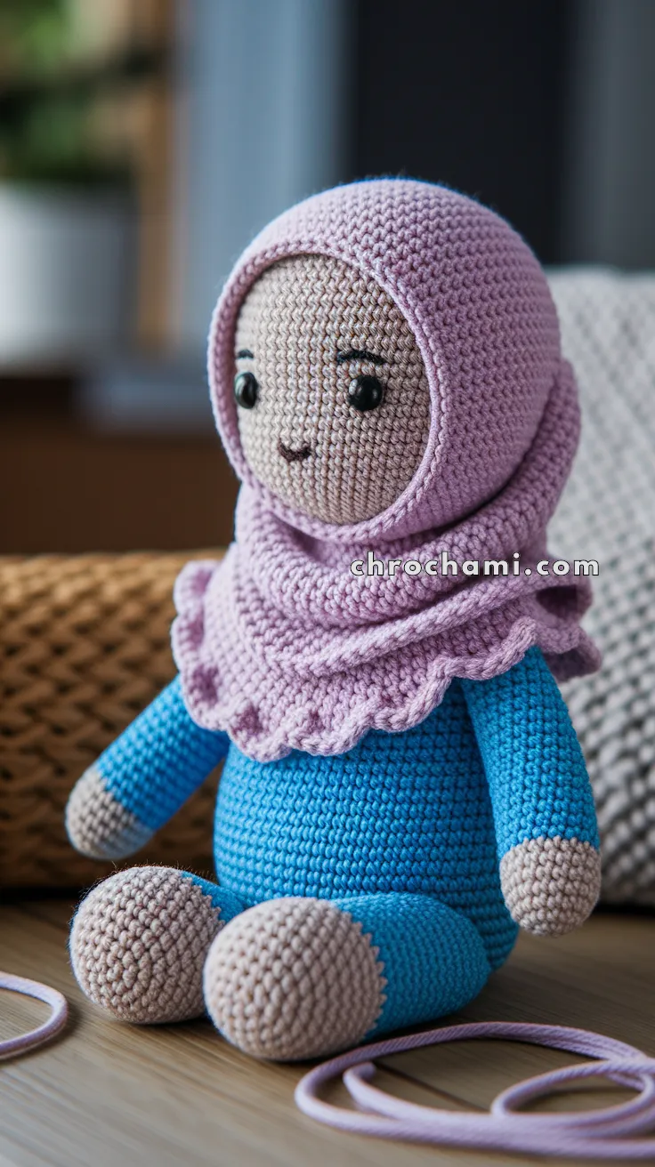 Amigurumi Hijab Doll – FREE Crochet Pattern