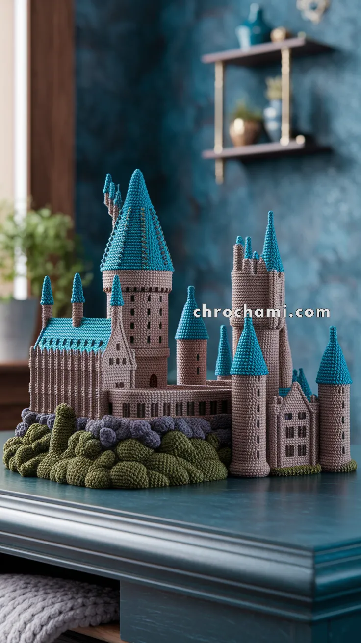 Amigurumi Hogwarts Castle – FREE Crochet Pattern