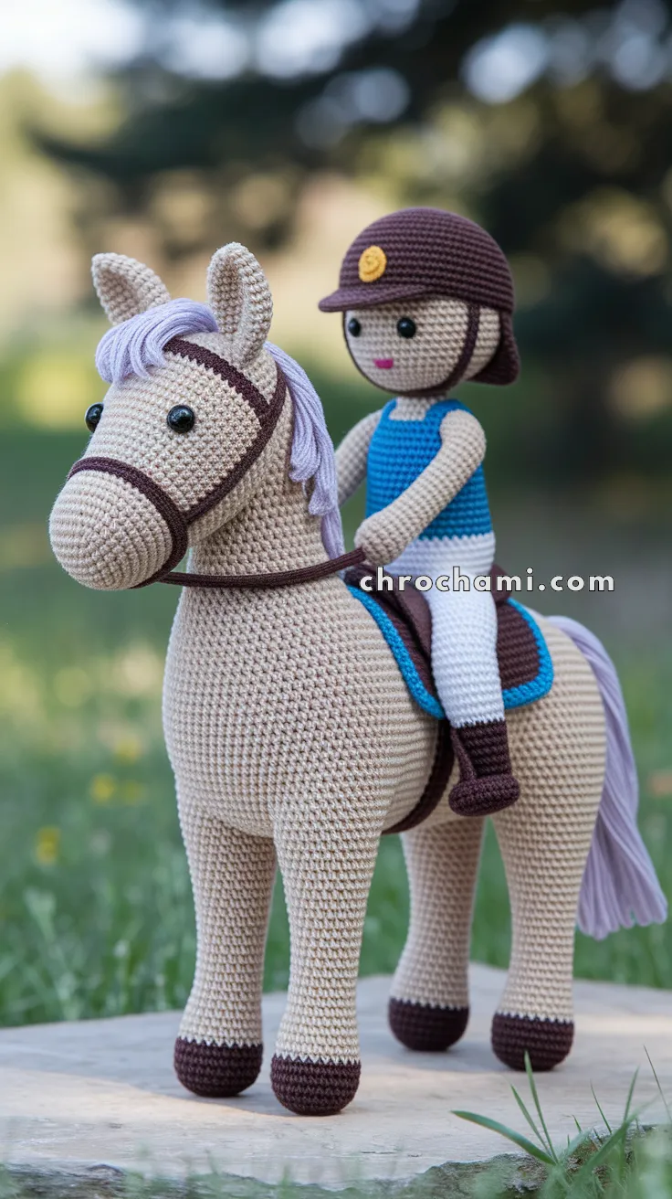 Amigurumi Horse And Rider – FREE Crochet Pattern