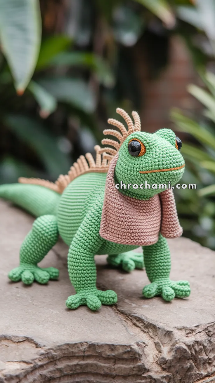 Amigurumi Iguana – FREE Crochet Pattern