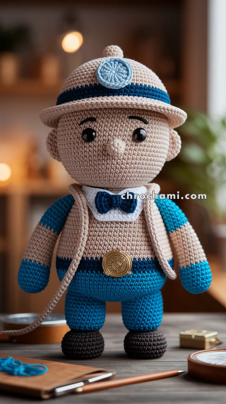 Amigurumi Inspector Gadget – FREE Crochet Pattern