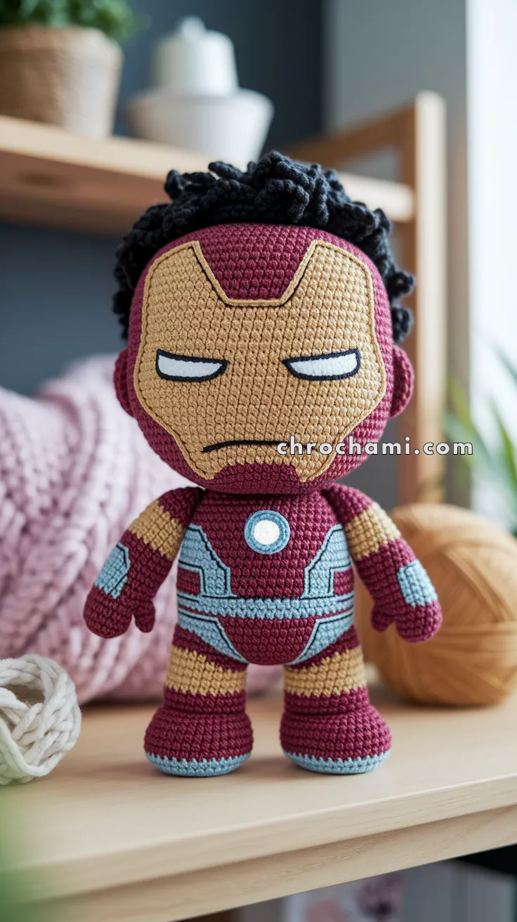 Amigurumi Iron Man – FREE Crochet Pattern