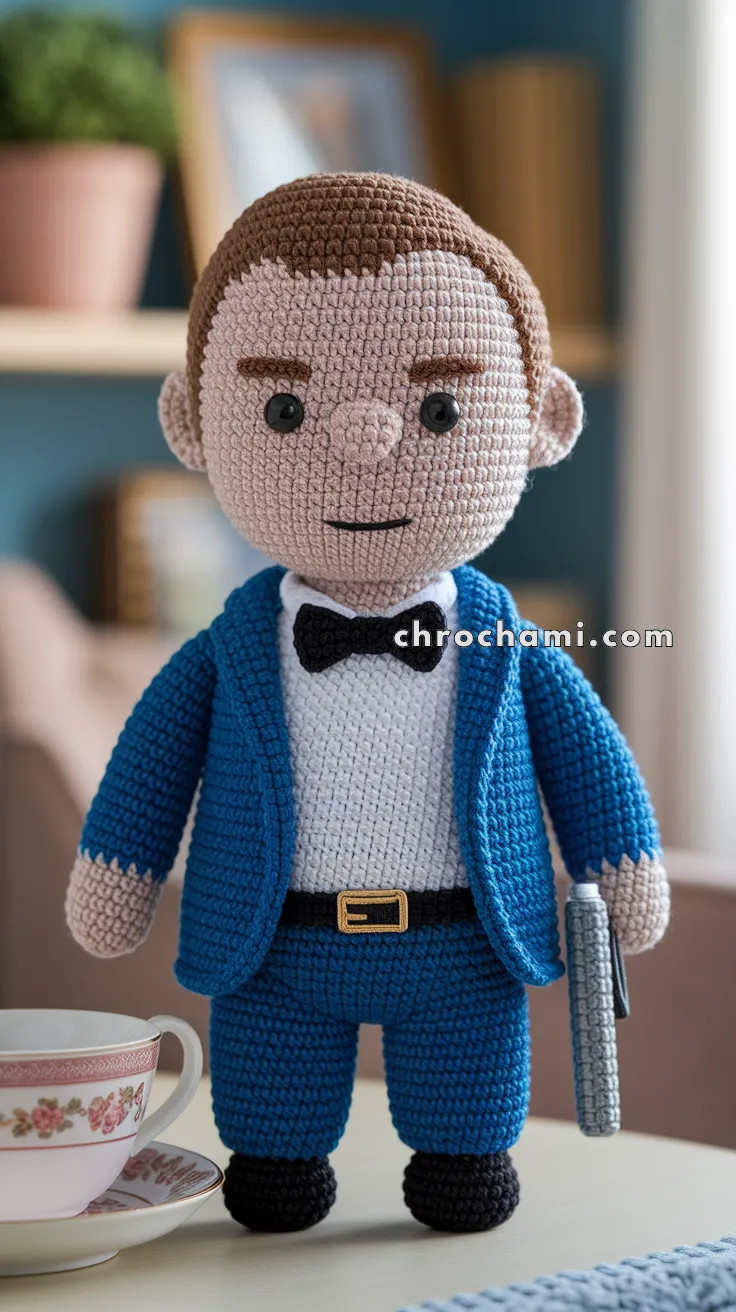 Amigurumi James Bond – FREE Crochet Pattern