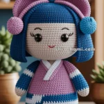 Amigurumi Japanese Kokeshi Doll – FREE Crochet Pattern