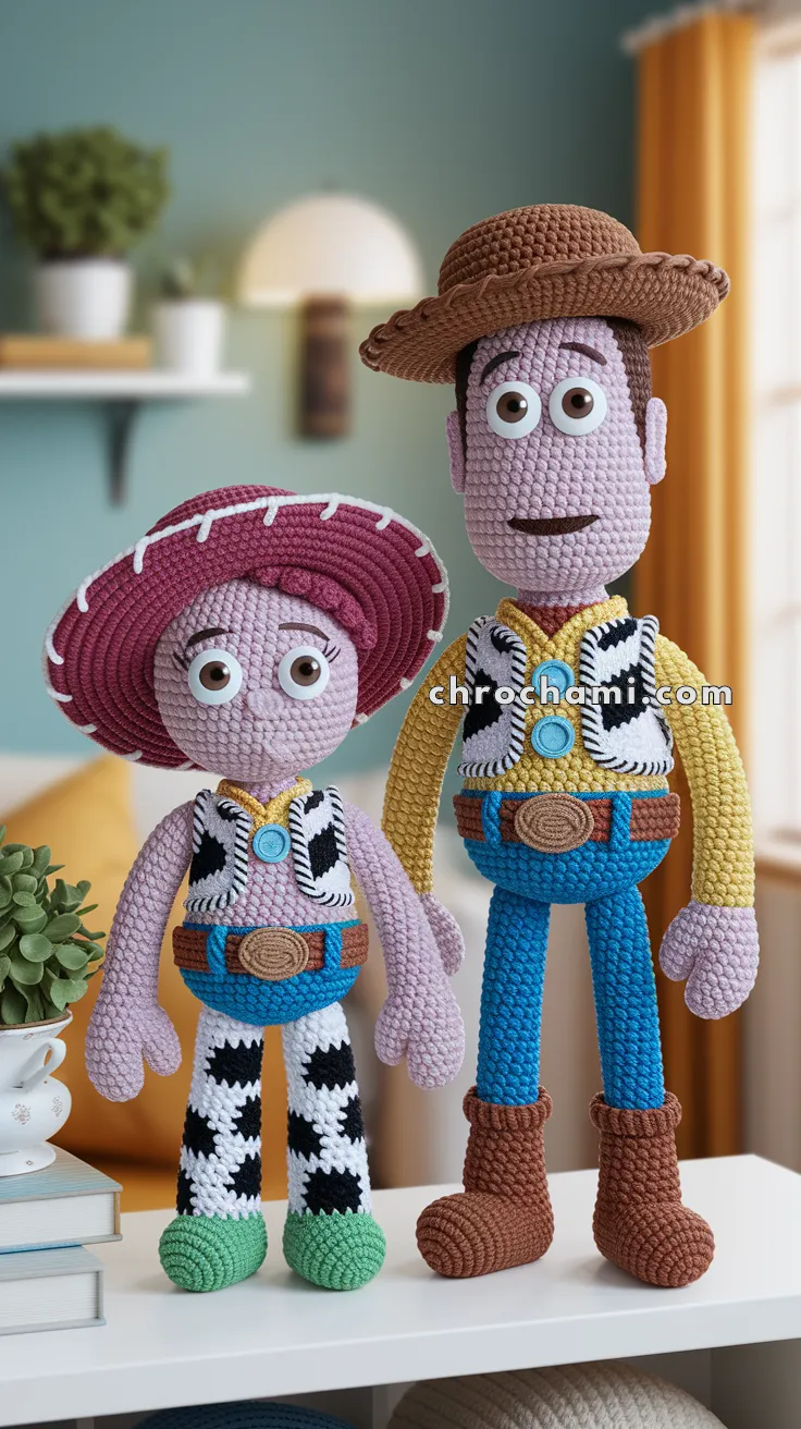 Amigurumi Jessie & Woody – FREE Crochet Pattern