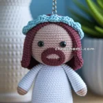 Amigurumi Jesus Keychain – FREE Crochet Pattern