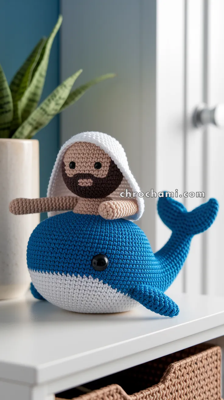 Amigurumi Jonah And The Whale – FREE Crochet Pattern