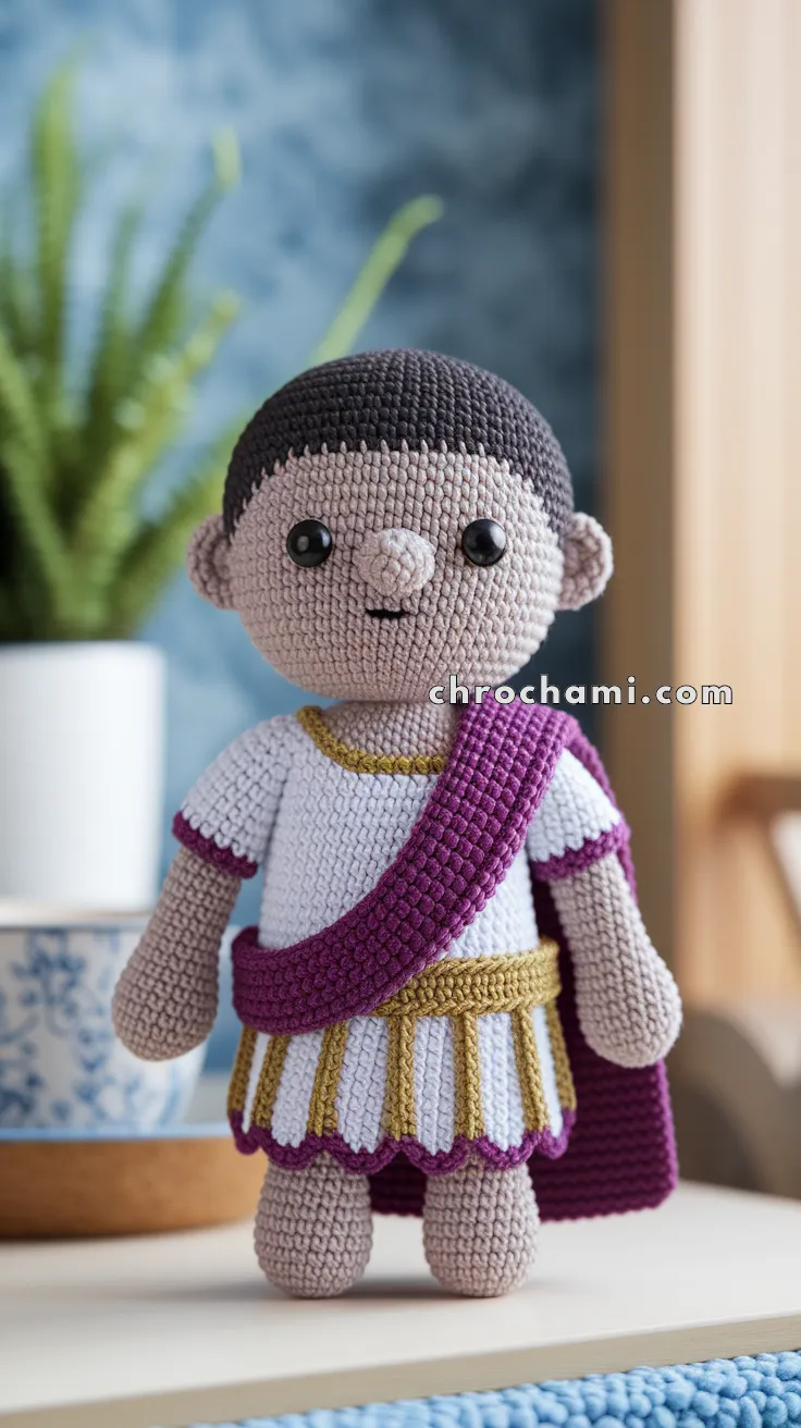 Amigurumi Julius Caesar – FREE Crochet Pattern