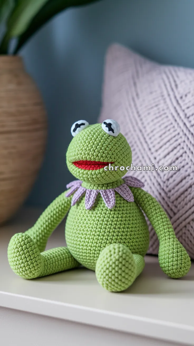 Amigurumi Kermit – FREE Crochet Pattern
