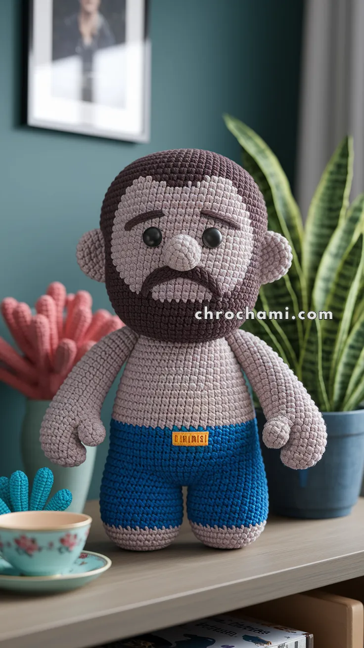 Amigurumi Khabib Nurmagomedov – FREE Crochet Pattern