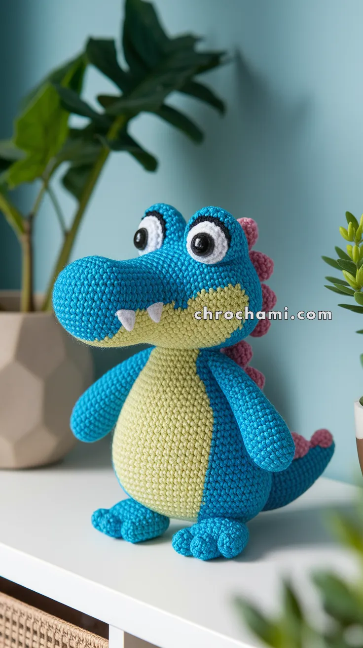 Amigurumi Kiki The Crocodile – FREE Crochet Pattern