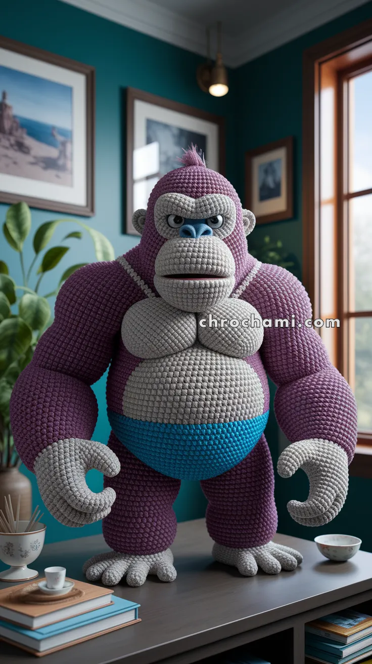 Amigurumi King Kong – FREE Crochet Pattern