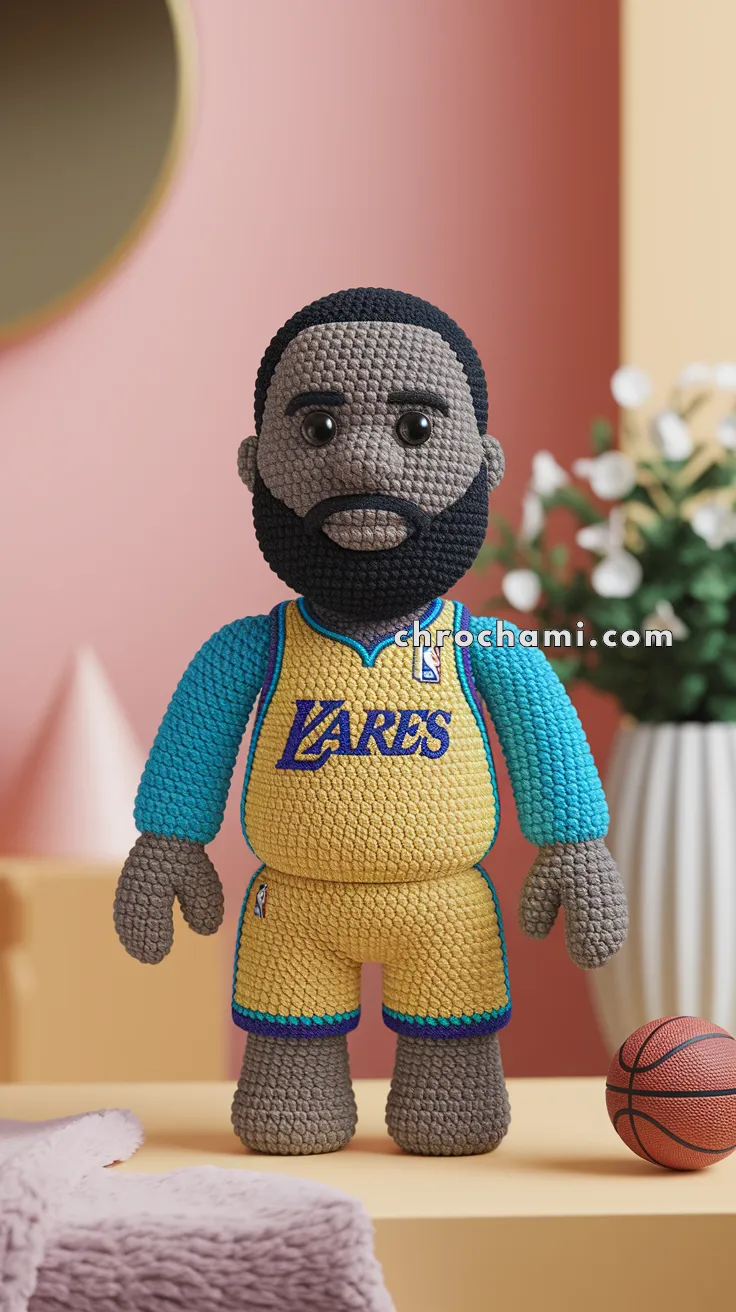 Amigurumi Kobe Bryant – FREE Crochet Pattern