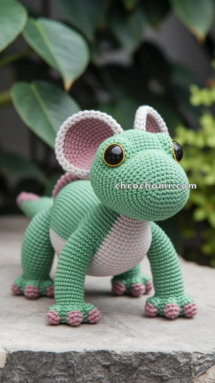 Amigurumi Komodo Dragon – FREE Crochet Pattern