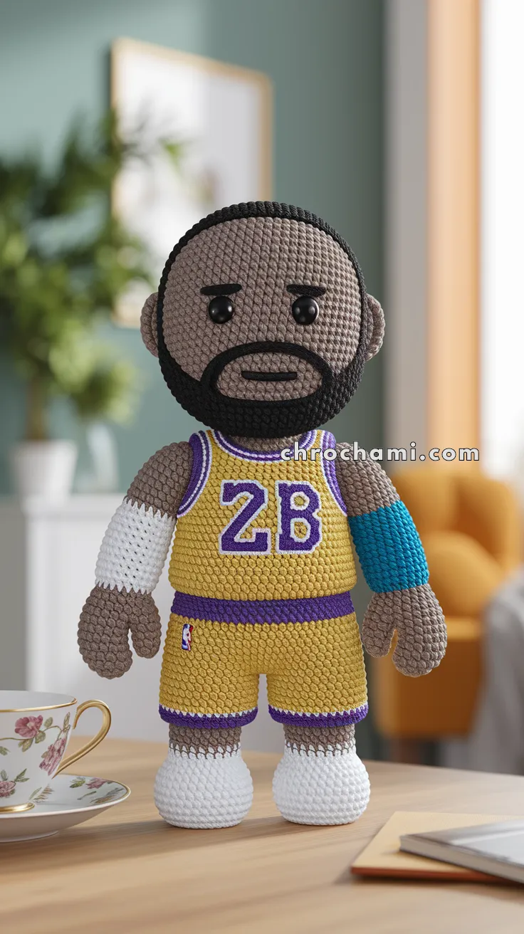 Amigurumi Lebron James – FREE Crochet Pattern