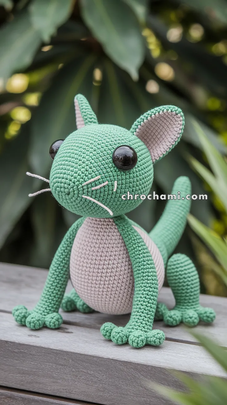 Amigurumi Lizard – FREE Crochet Pattern