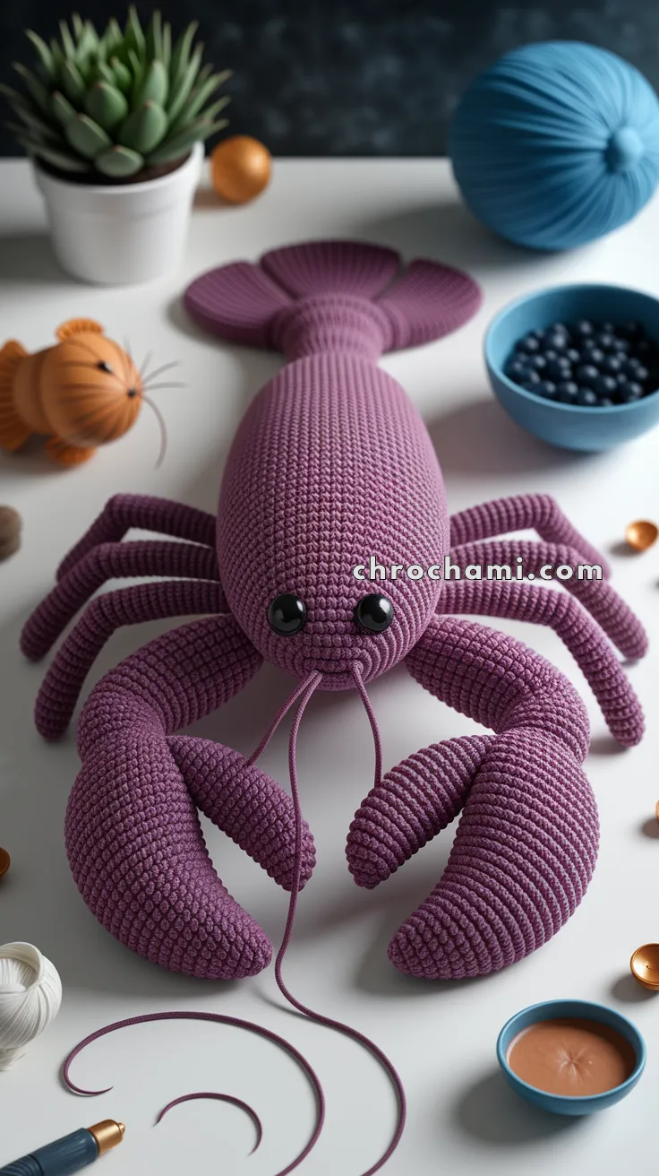 Amigurumi Lobster – FREE Crochet Pattern