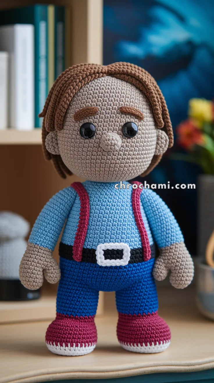 Amigurumi Luke Cage – FREE Crochet Pattern
