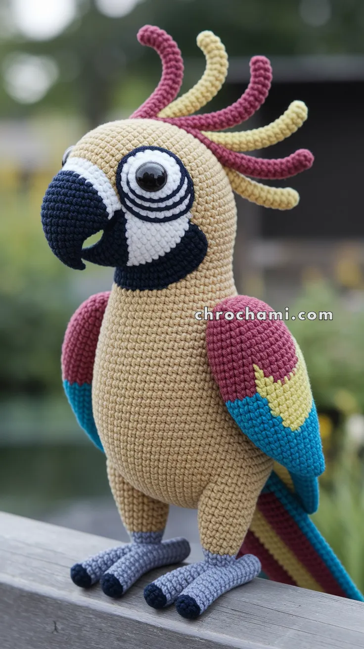 Amigurumi Macaw – FREE Crochet Pattern