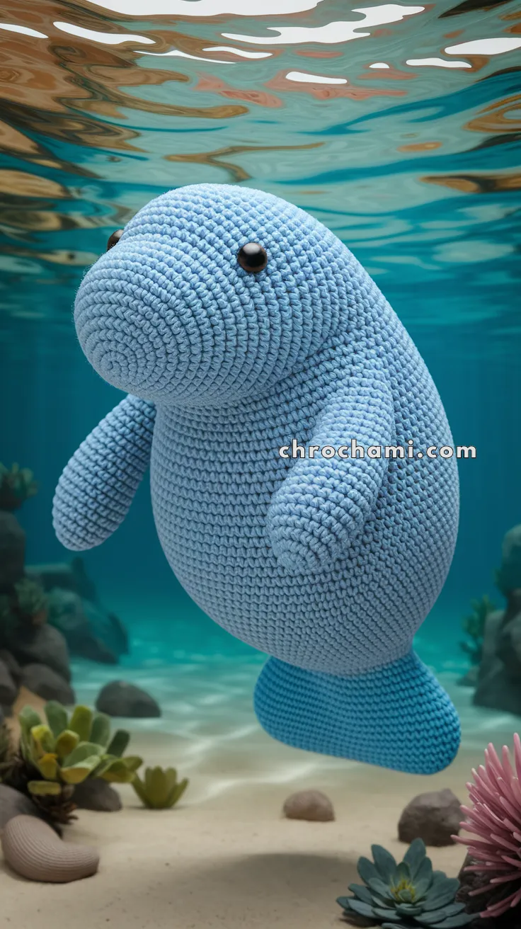 Amigurumi Manatee – FREE Crochet Pattern