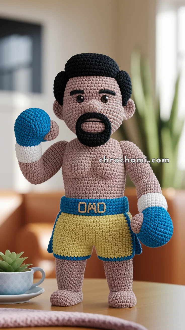 Amigurumi Manny Pacquiao – FREE Crochet Pattern