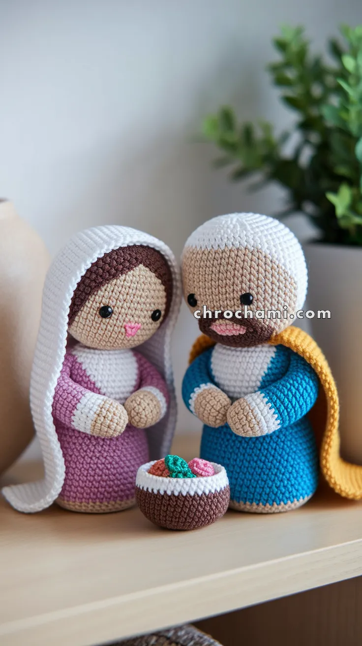 Amigurumi Mary And Joseph Nativity Set – FREE Crochet Pattern