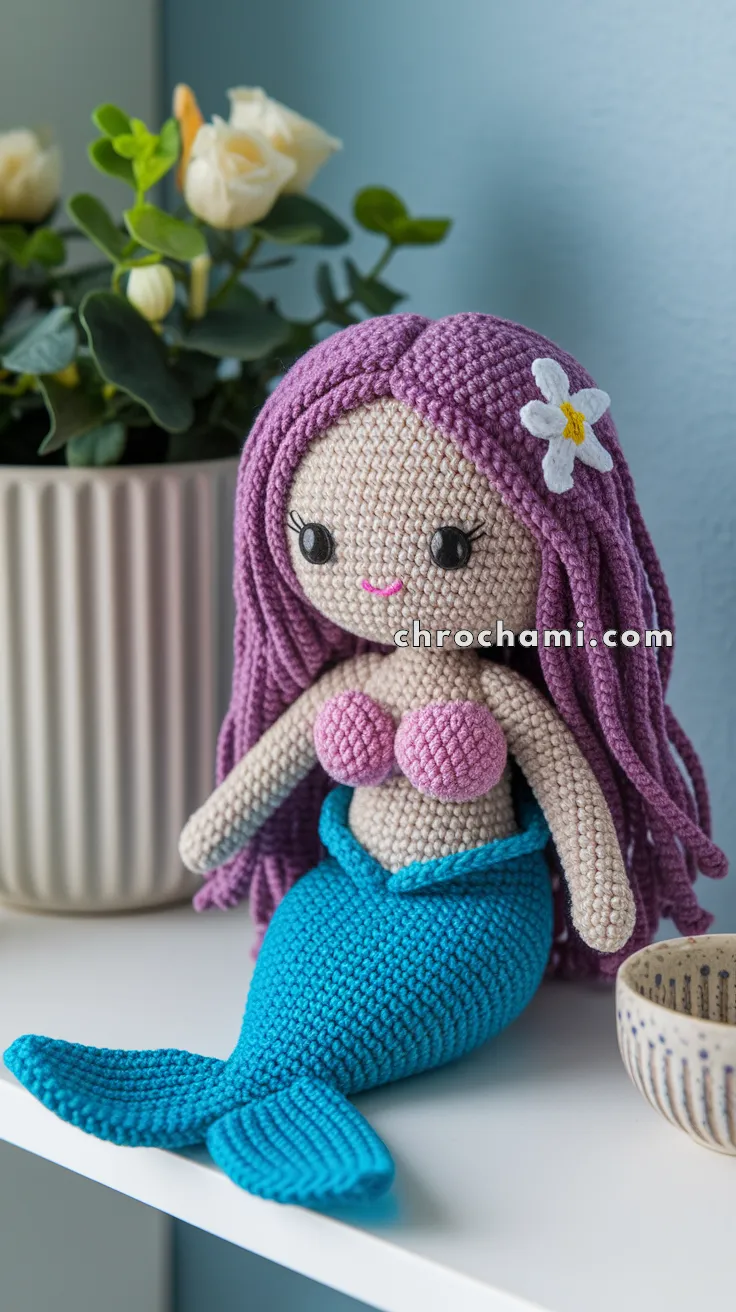 Amigurumi Mermaid Doll – FREE Crochet Pattern