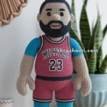 Amigurumi Michael Jordan – FREE Crochet Pattern