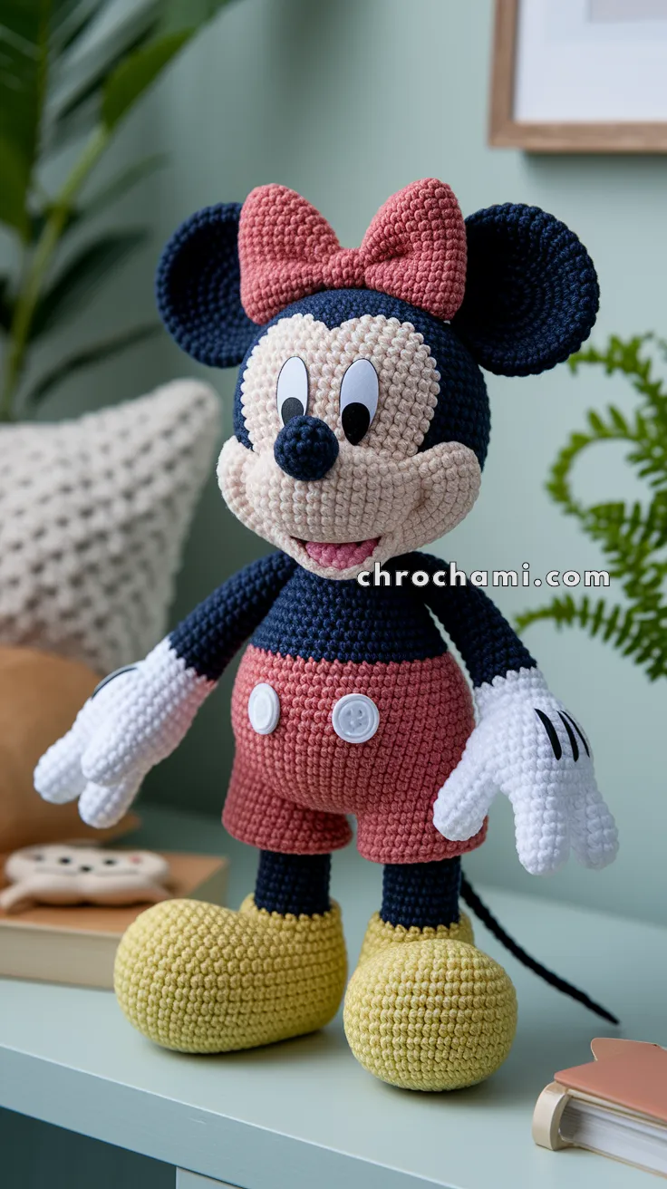 Amigurumi Mickey Mouse – FREE Crochet Pattern