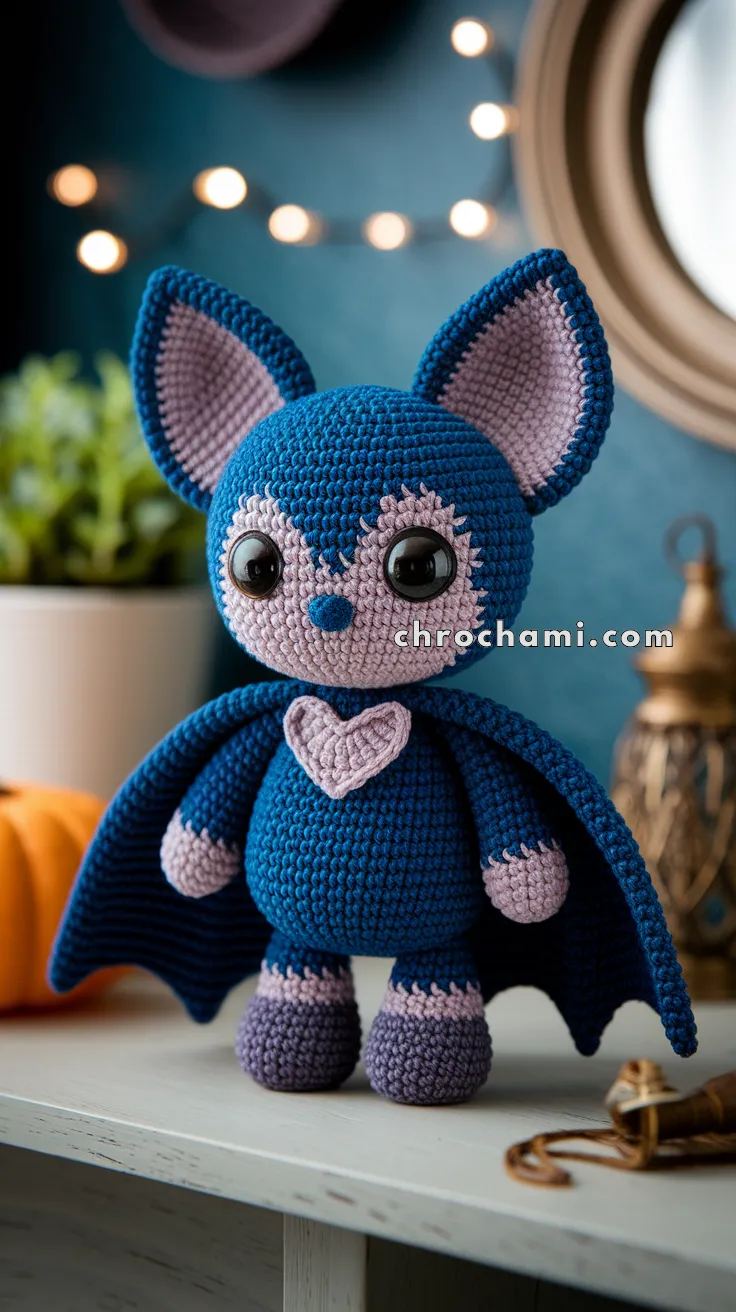 Amigurumi Midnight Bat – FREE Crochet Pattern