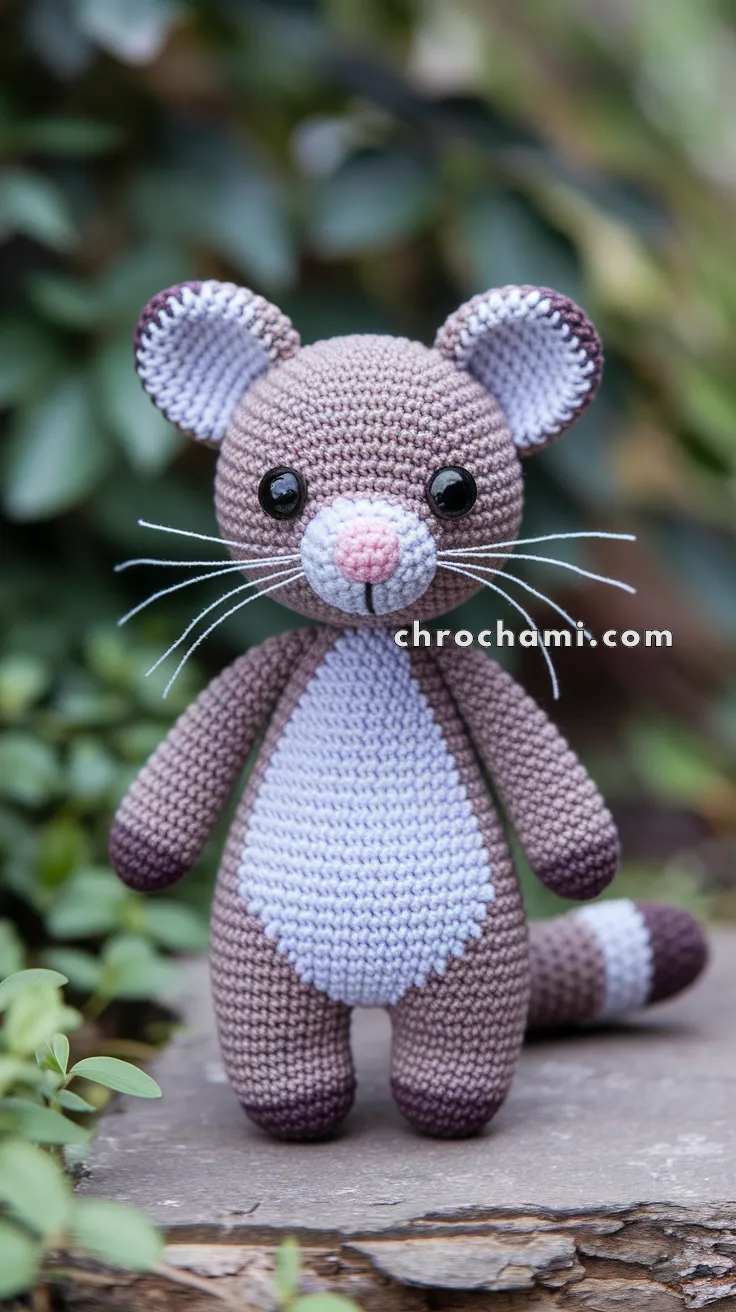 Amigurumi Mink – FREE Crochet Pattern