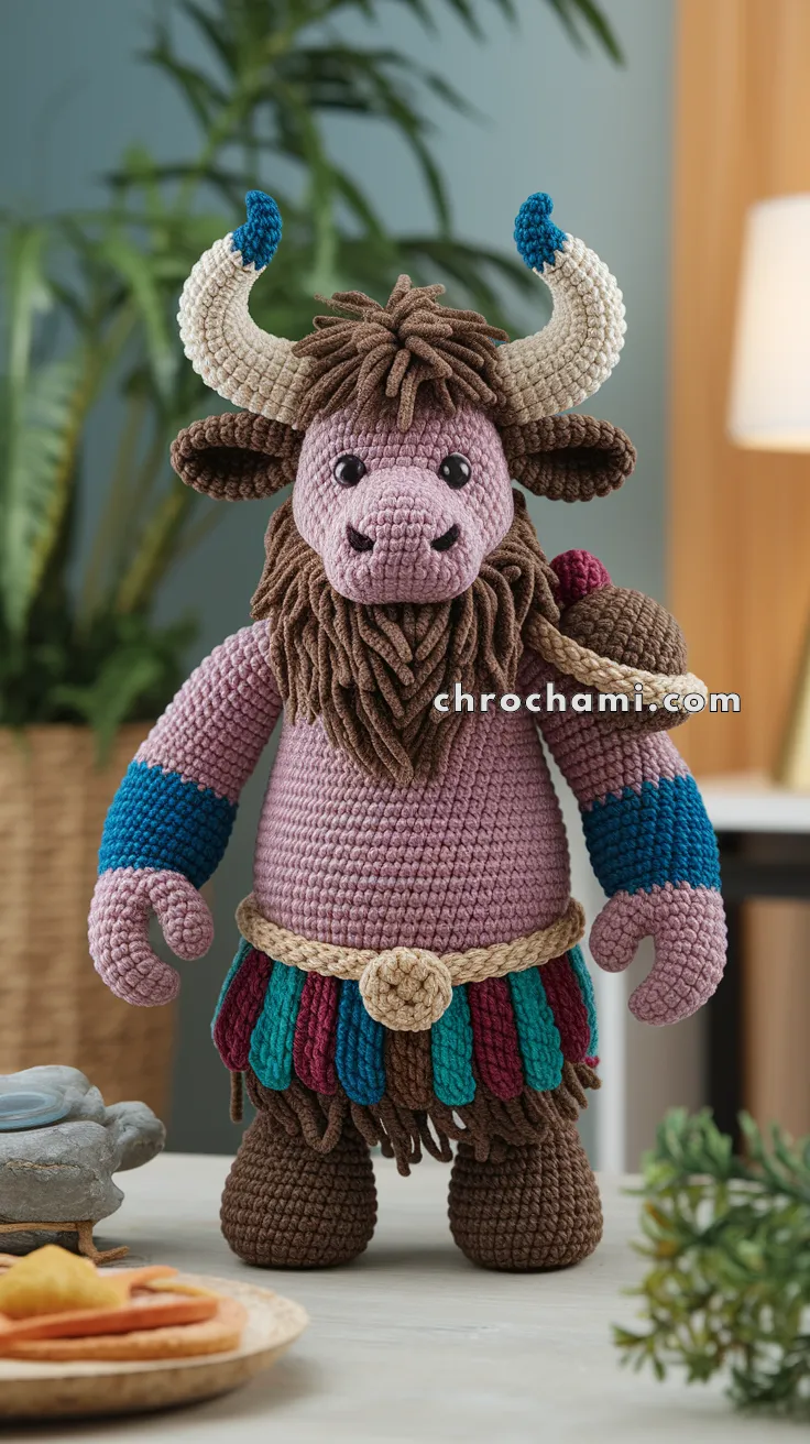 Amigurumi Minotaur – FREE Crochet Pattern
