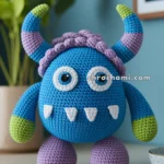 Amigurumi Monster Face – FREE Crochet Pattern