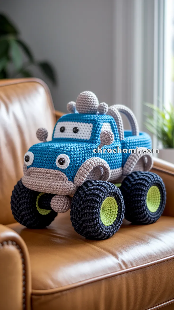 Amigurumi Monster Truck – FREE Crochet Pattern