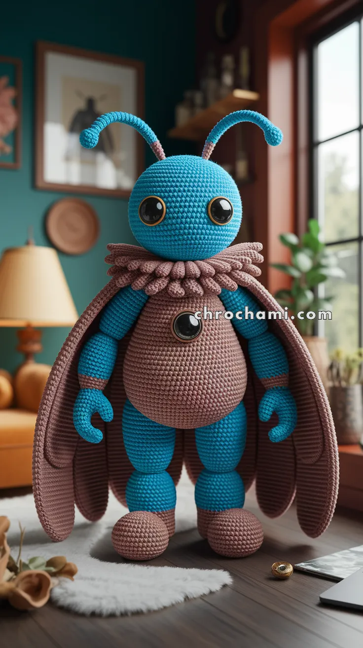 Amigurumi Mothman – FREE Crochet Pattern