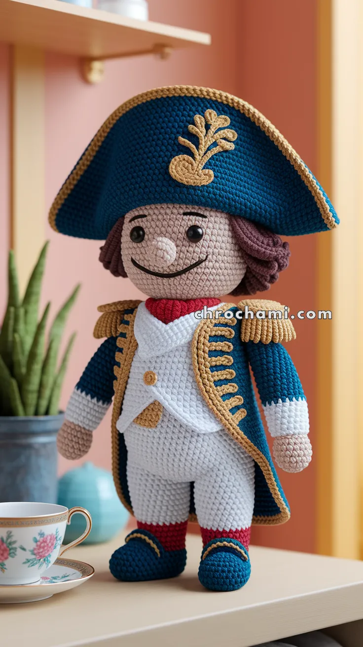 Amigurumi Napoleon Bonaparte – FREE Crochet Pattern