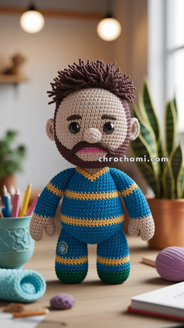Amigurumi Neymar Jr. – FREE Crochet Pattern