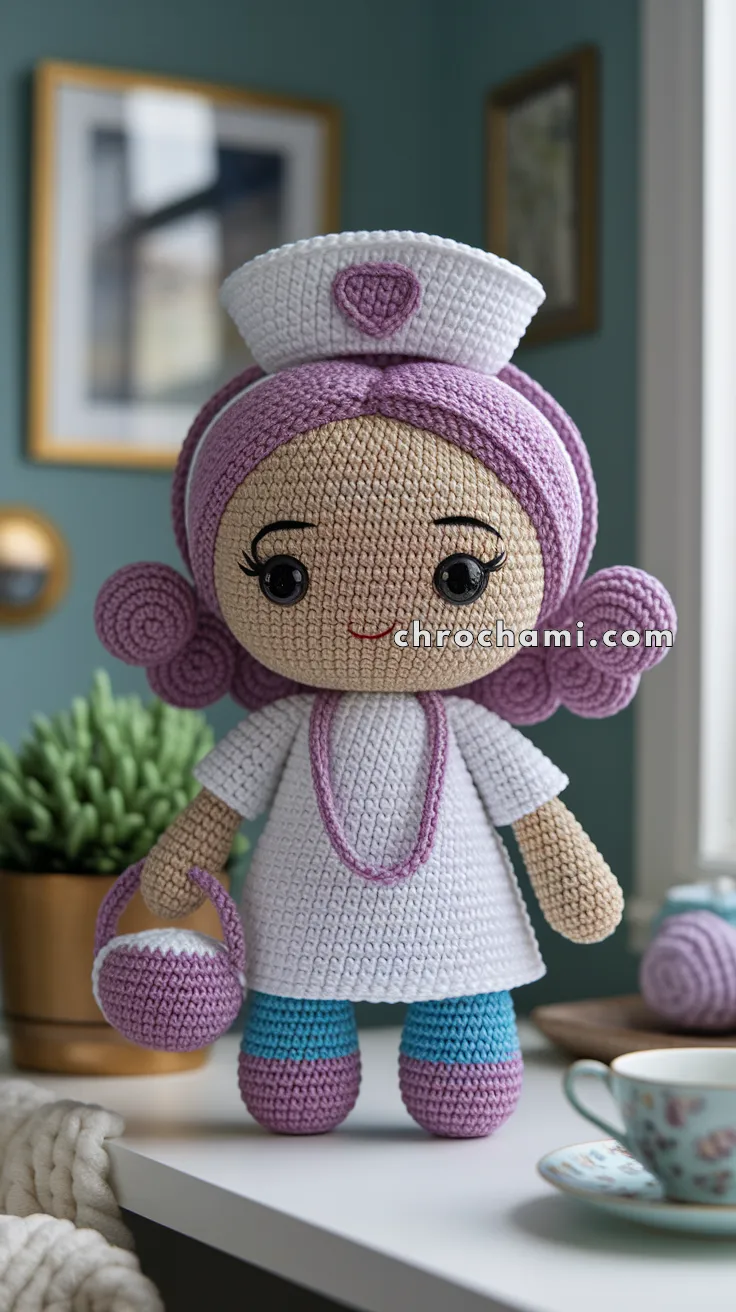 Amigurumi Nurse Doll – FREE Crochet Pattern