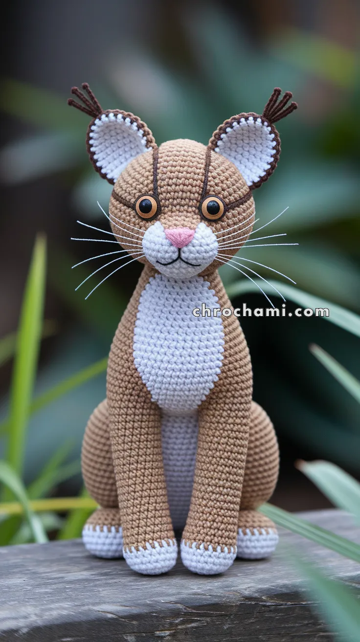 Amigurumi Ocelot – FREE Crochet Pattern