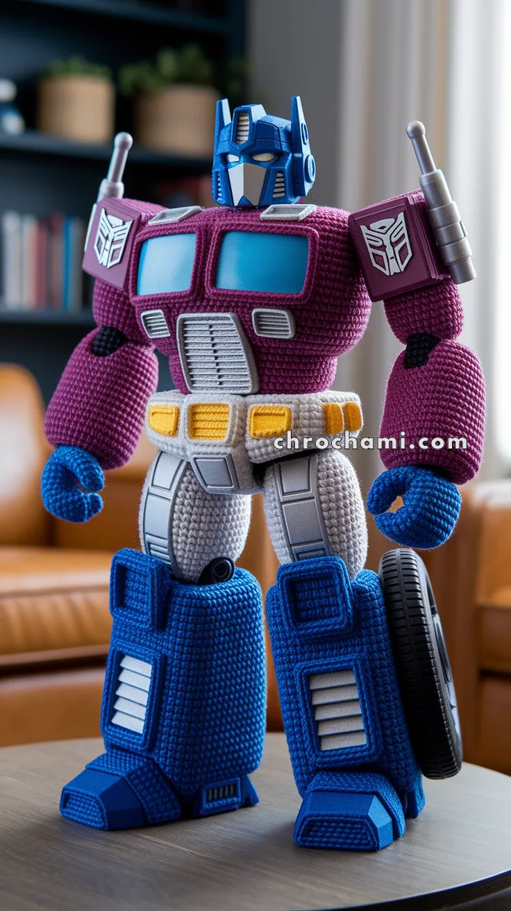 Amigurumi Optimus Prime – FREE Crochet Pattern