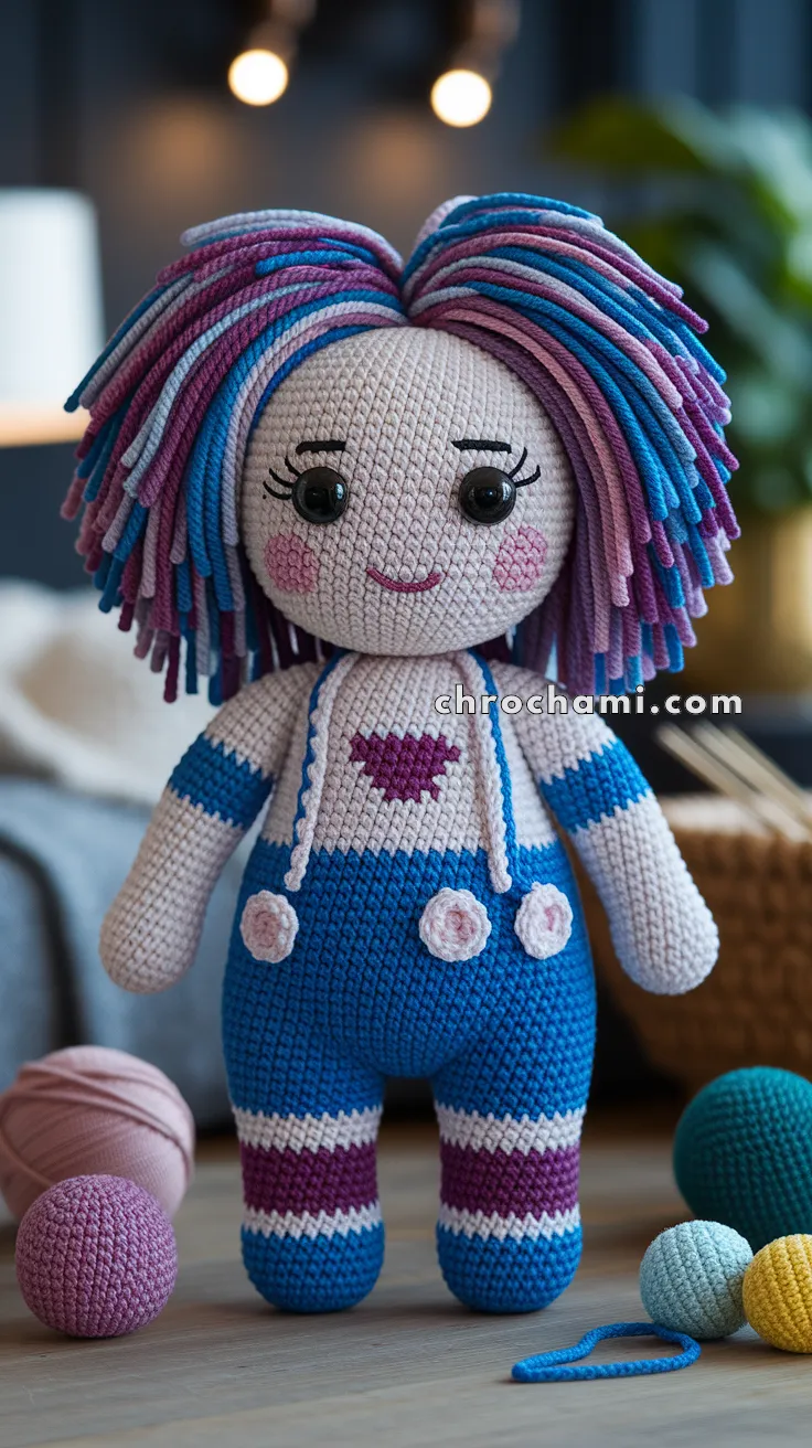 Amigurumi Painter Doll – FREE Crochet Pattern