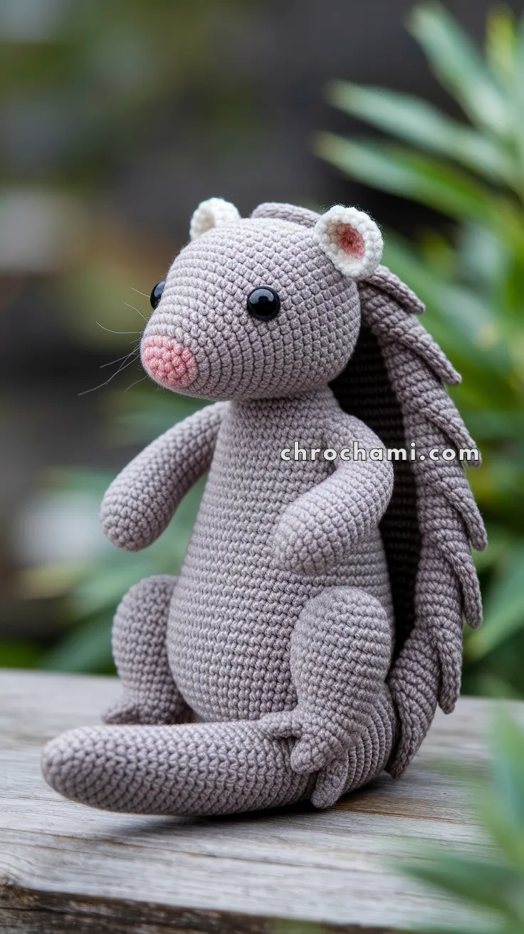 Amigurumi Pangolin – FREE Crochet Pattern