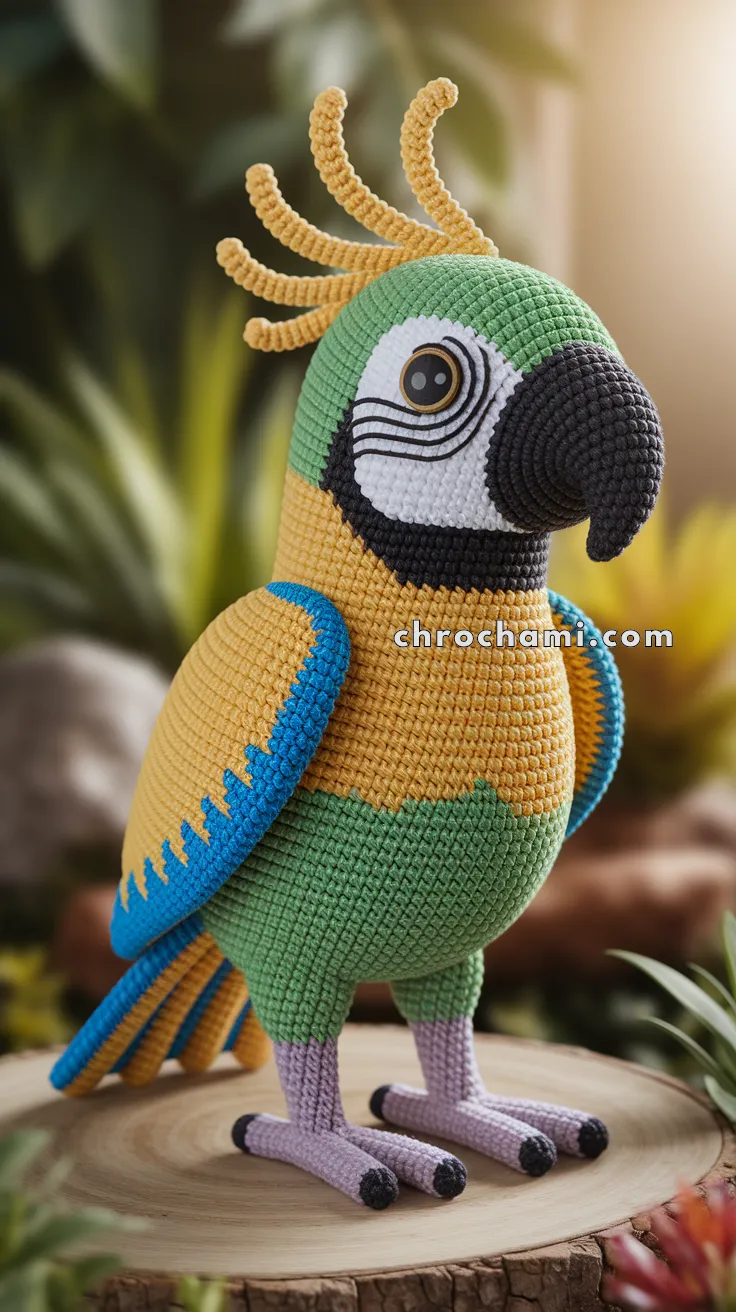 Amigurumi Parrot – FREE Crochet Pattern