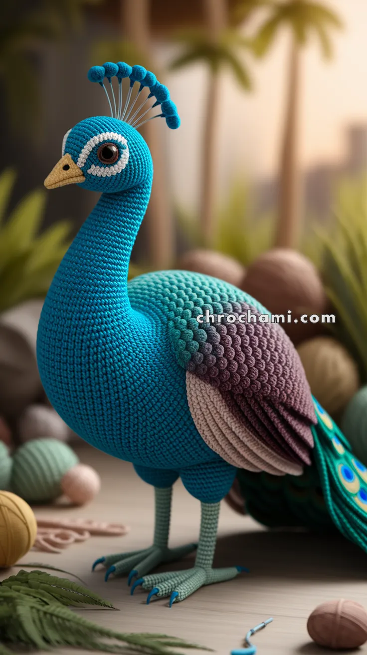 Amigurumi Peacock – FREE Crochet Pattern